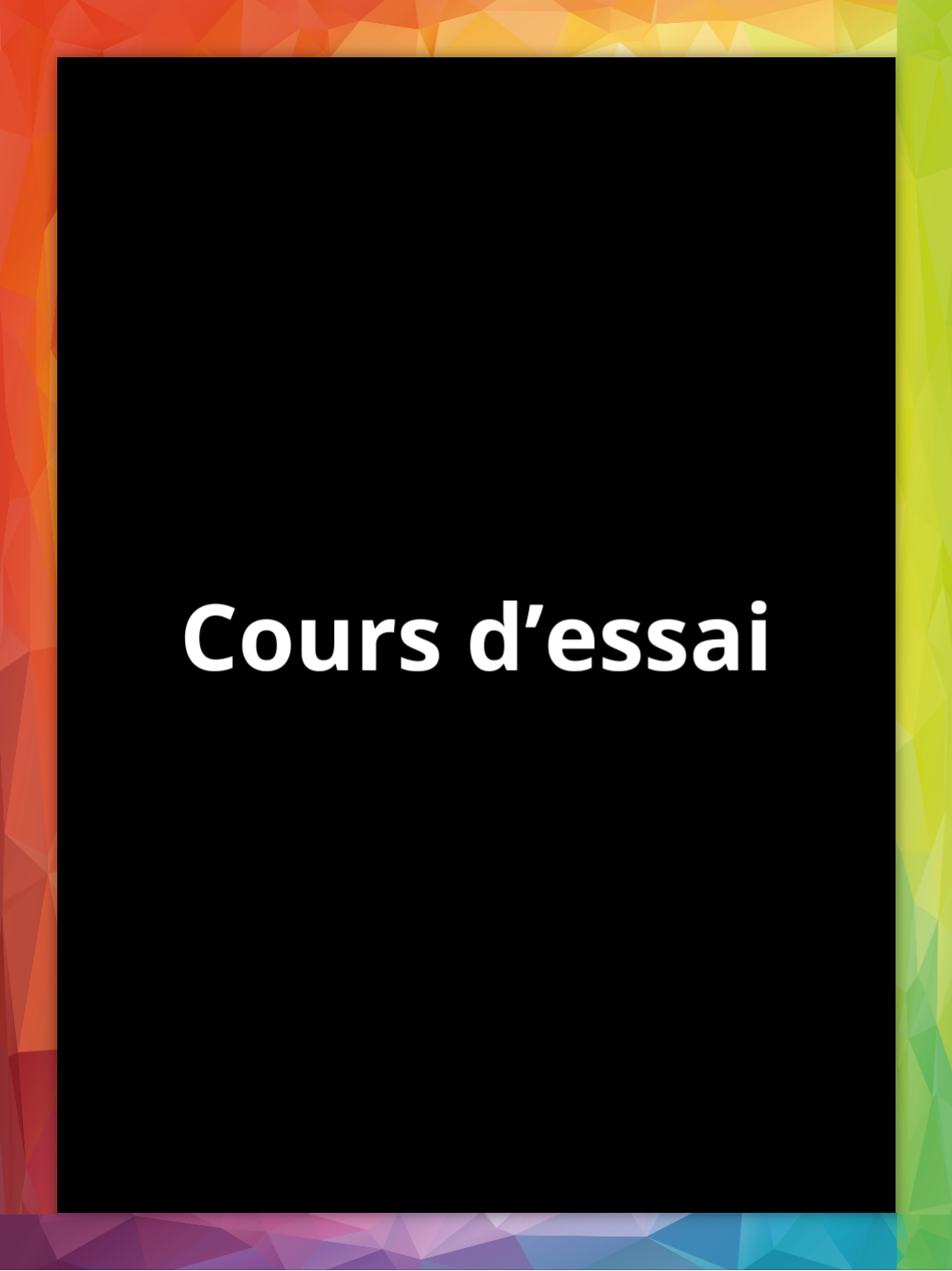 Cours de mathématiques