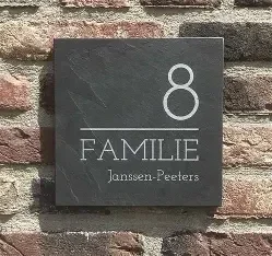 Gepersonaliseerde Fotoplaat van Leisteen