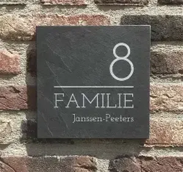 Gepersonaliseerde Fotoplaat van Leisteen