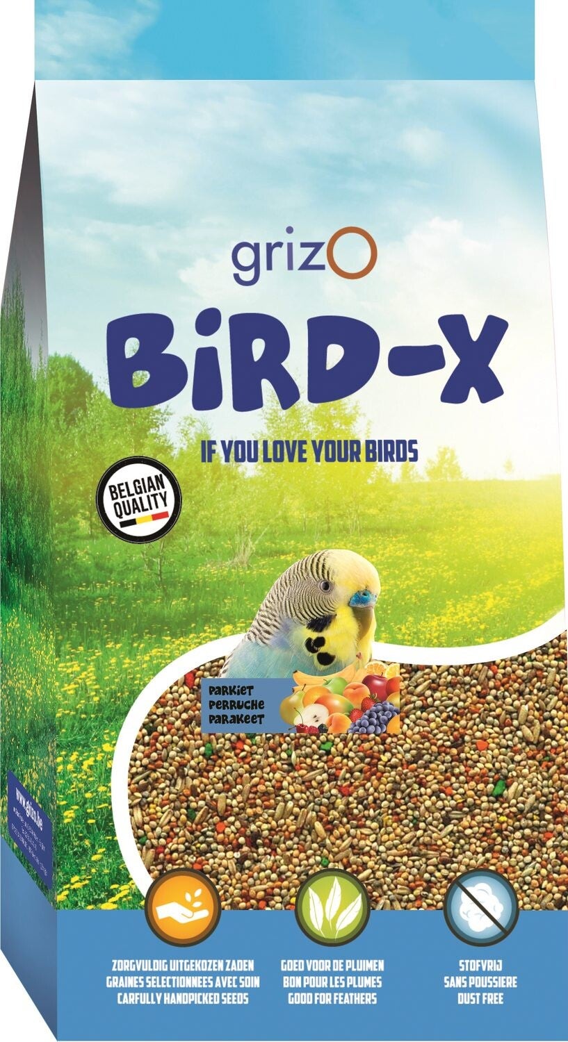 PERRUCHEMENGELING + FRUIT BIRD-X