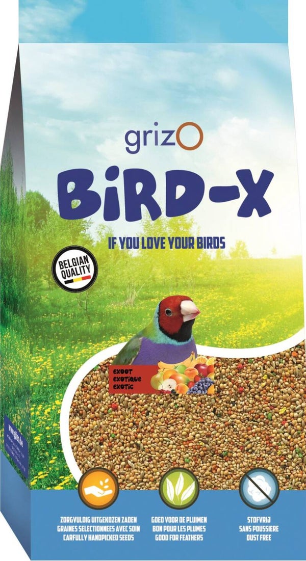 EXOTENMENGELING + FRUIT BIRD-X