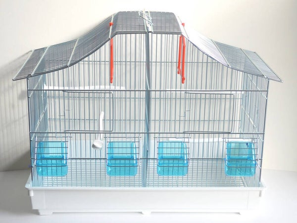 ROSA KOOI CHROME/WIT 57*31*44CM +SCHEIDING