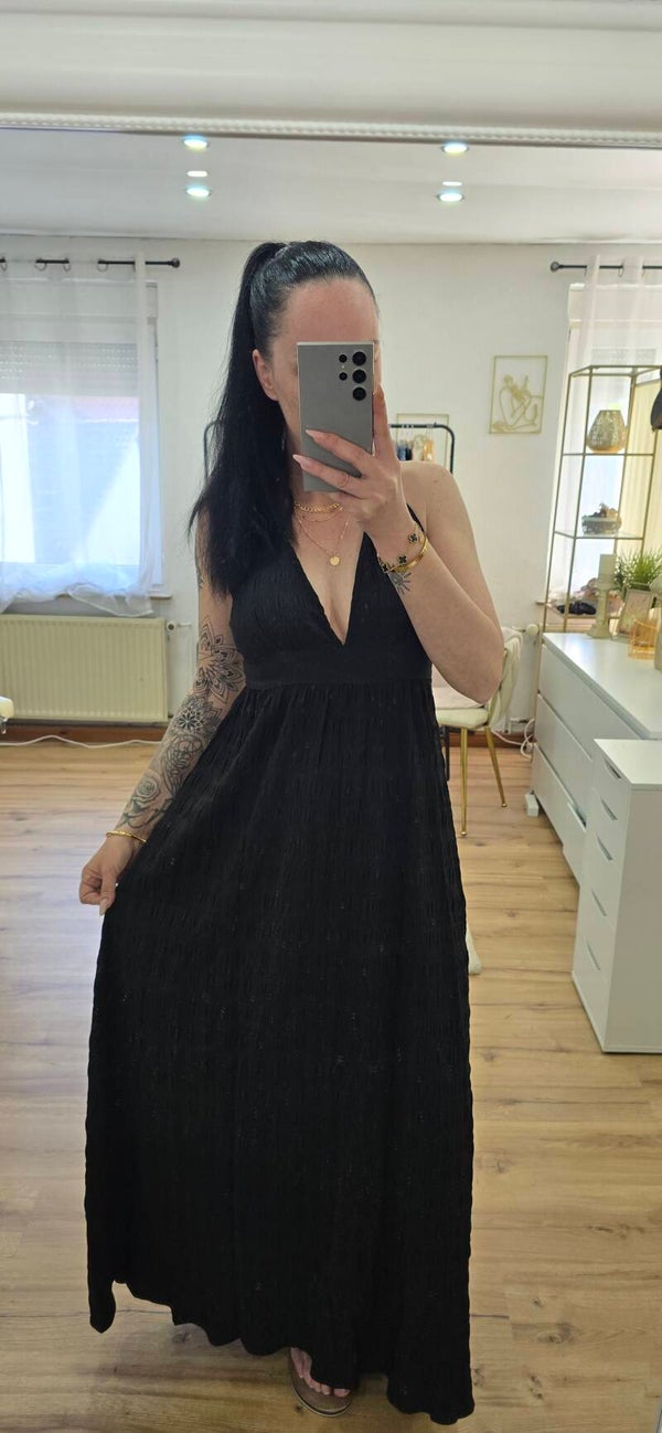Maxikleid -SCHWARZ-