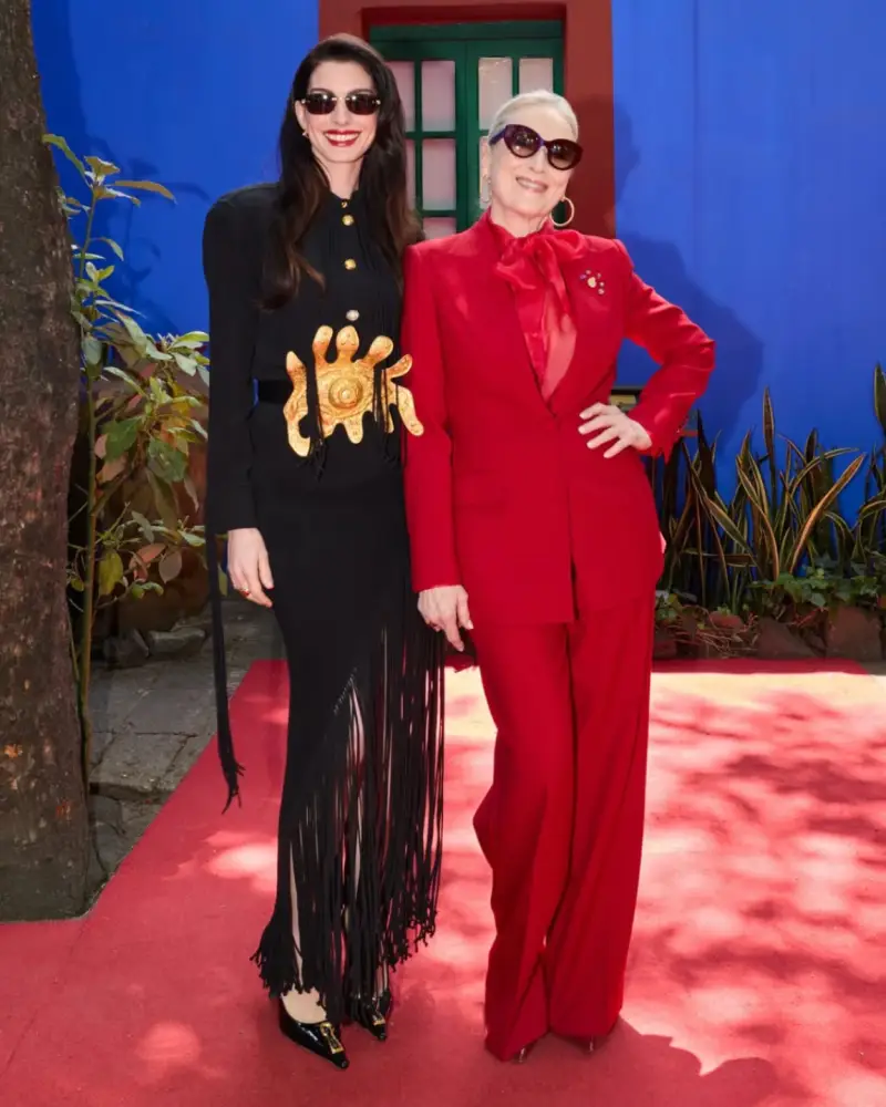 Meryl Streep y Anne Hathaway a México