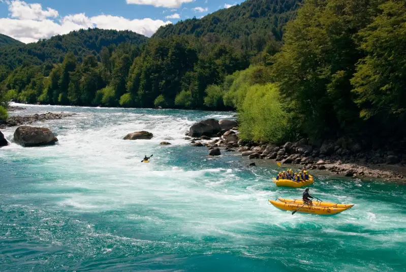 El río Futaleufú en Chile 