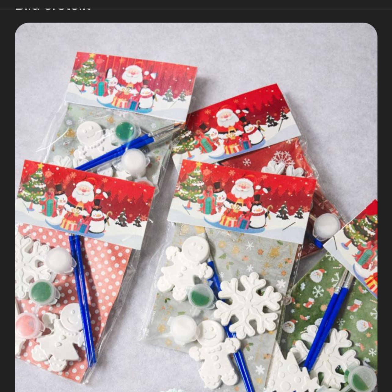 Kinder-Malset Weihnachten