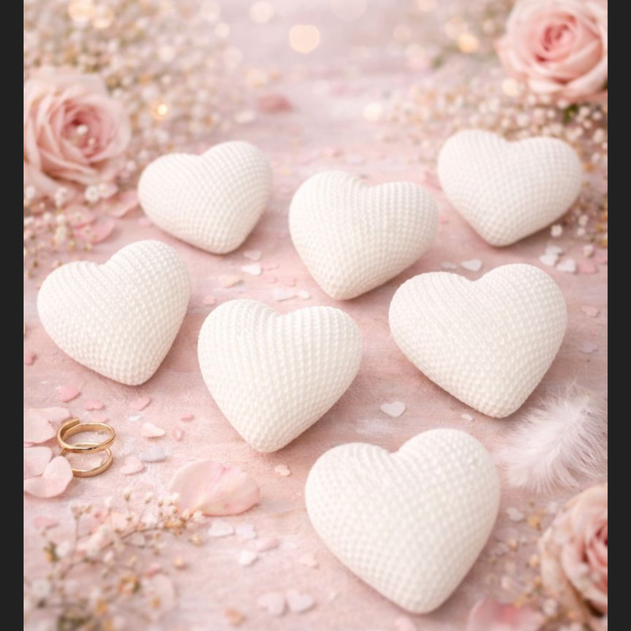 Herz Konfetti 10 stück