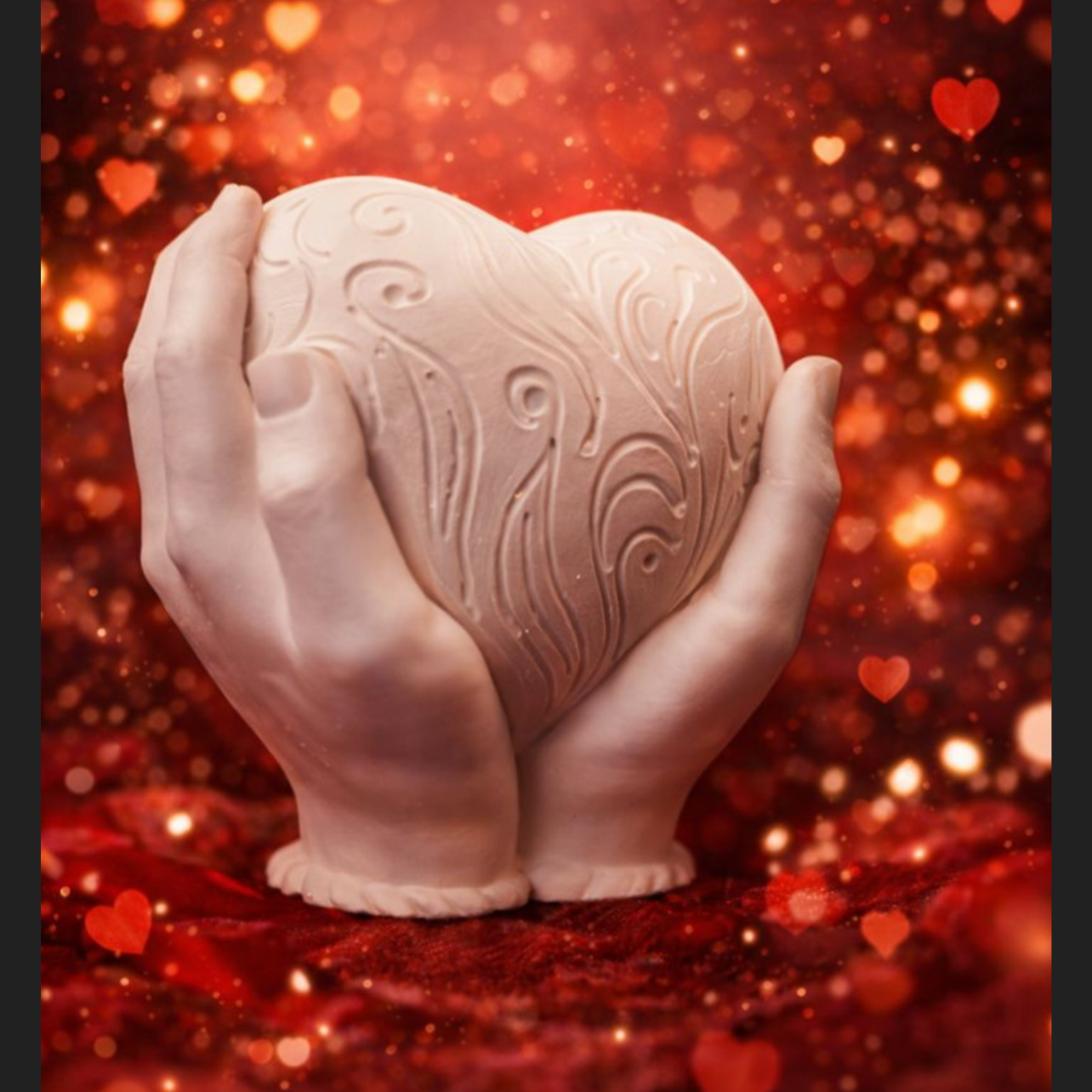 Trage deine Liebe in beiden Händen