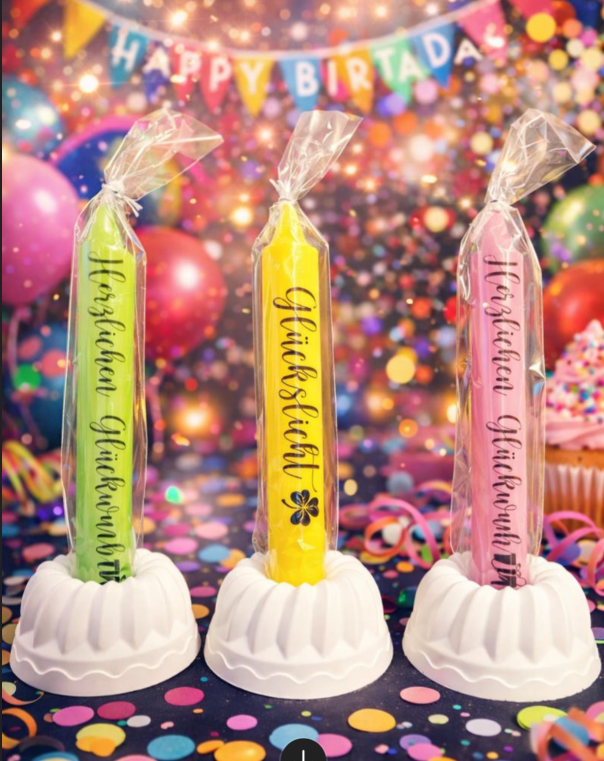 Kuchenform Stabkerzenhalter