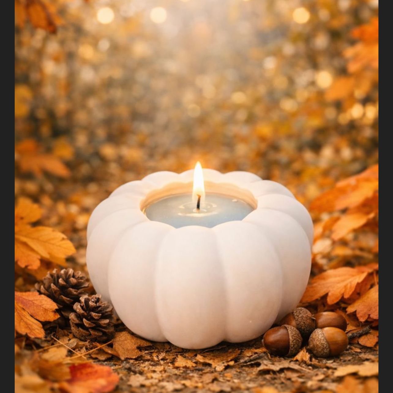 Kürbis Teelicht Halter