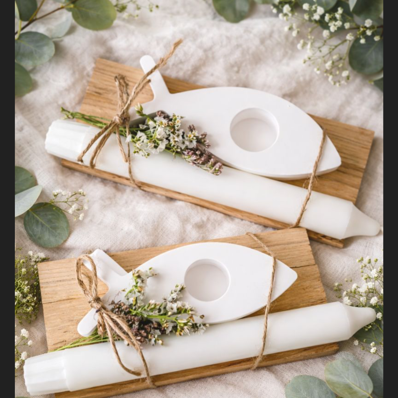 Christen Fisch- Kerzenhalter