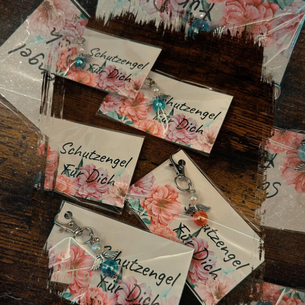 Schutzengel inkl. Spruch & Anhänger