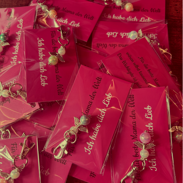 Kärtchen mit Glücksbringer für die Mama