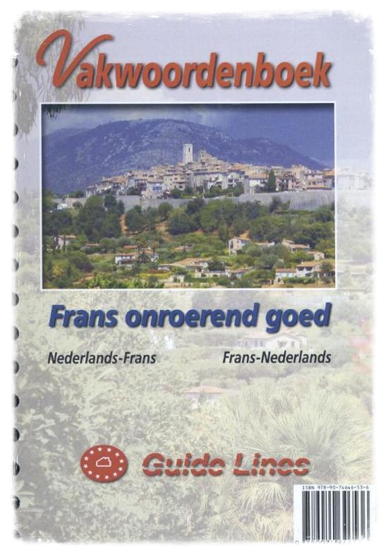Boek, Vakwoordenboek Frans onroerend goed