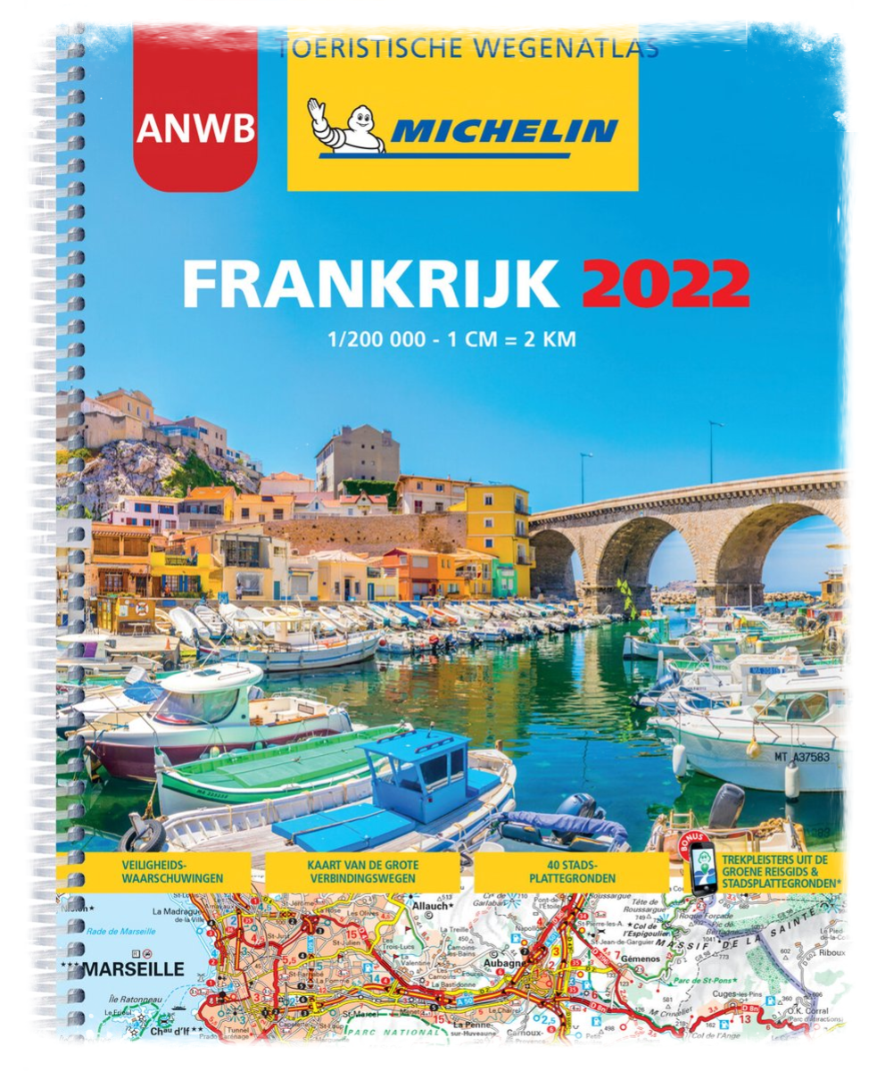 Michelin Atlas Frankrijk ANWB 2022