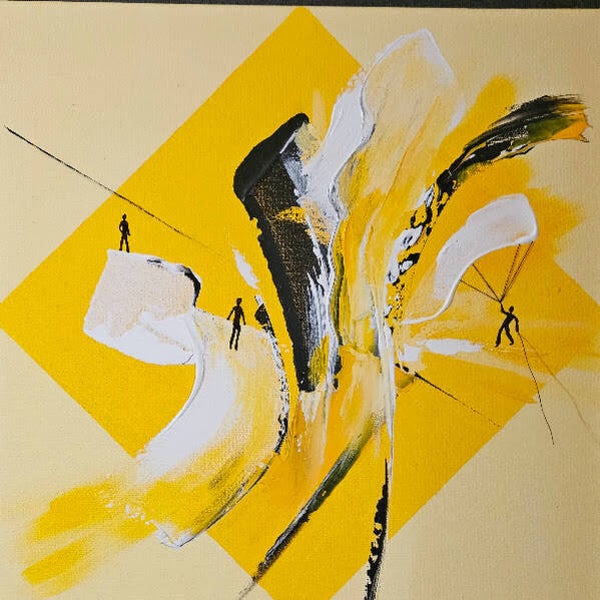 " Les silhouettes de l'étoile jaune "