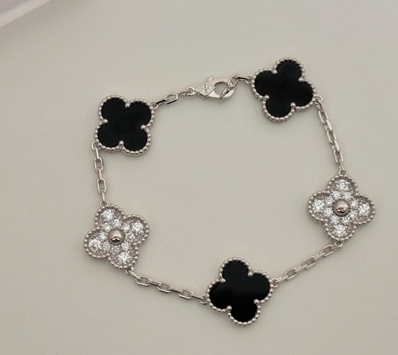 Armband Silber&Schwarz