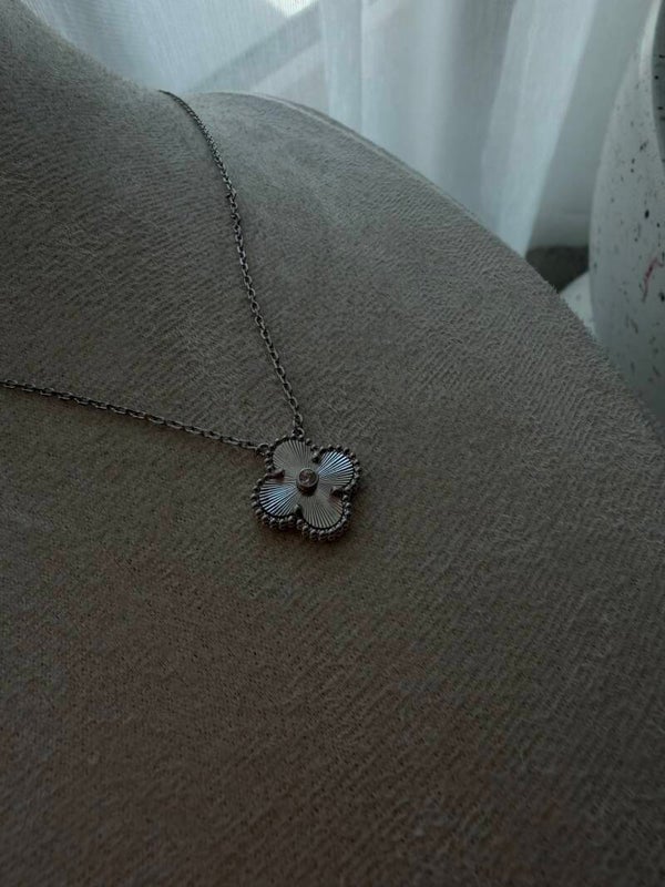 Halskette Silber Kleeblatt klein