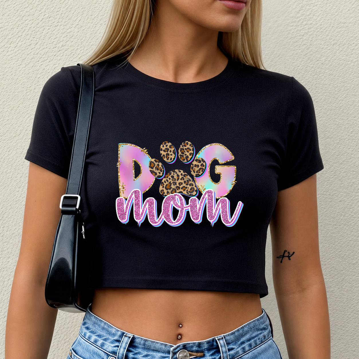 Dog Mom Crop Top