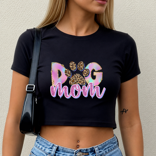 Dog Mom Crop Top