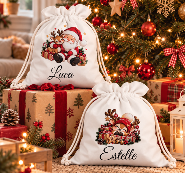 🎅 Personalisiertes Nikolaussäckchen mit Namen ❤️