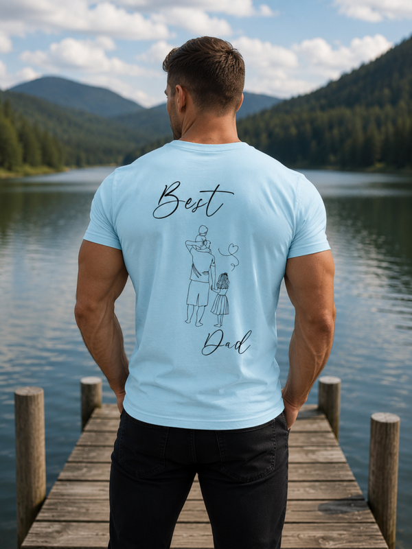 T- Shirt Berly Blue "Best Dad Edition"
