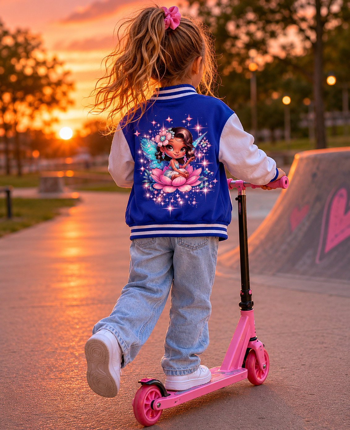 Kinder Collegejacke „ Fee  Edition“ – Sportlich, cool & absolut im Trend