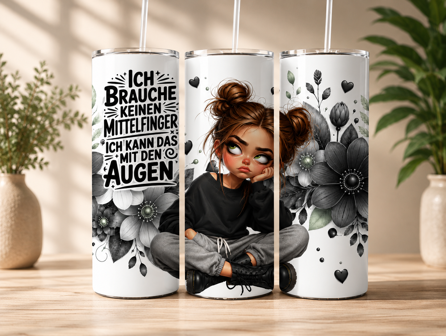 Thermobecher 590 ml - Ich kann das mit den Augen