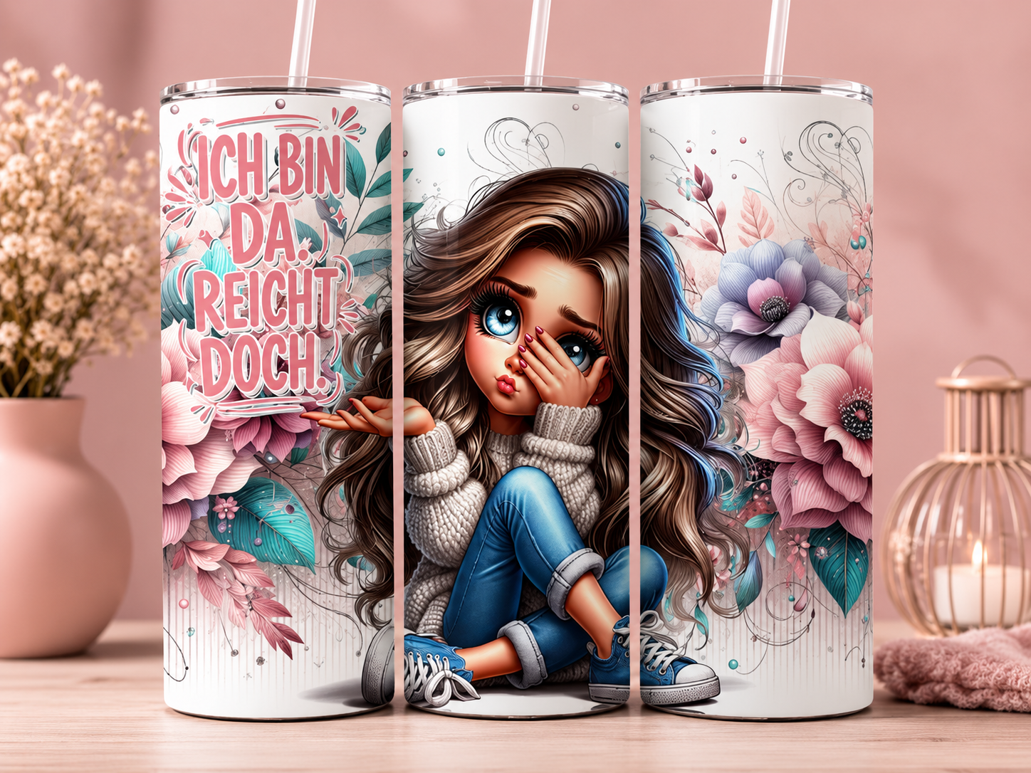 Thermobecher 590 ml - Bin Da Reicht doch