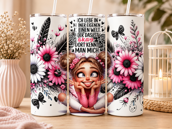 Thermobecher 590 ml - Ich lebe in ...