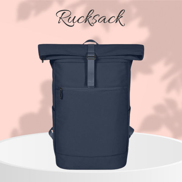 Rolltop-Rucksack -" Ich bin zu inteligent für den Mist"