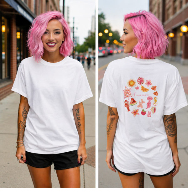 T- Shirt Withe  "SUMMER" Edition