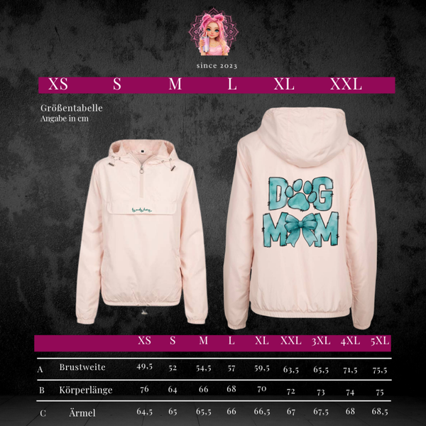Windbreaker Light Pink  - Dog Mam