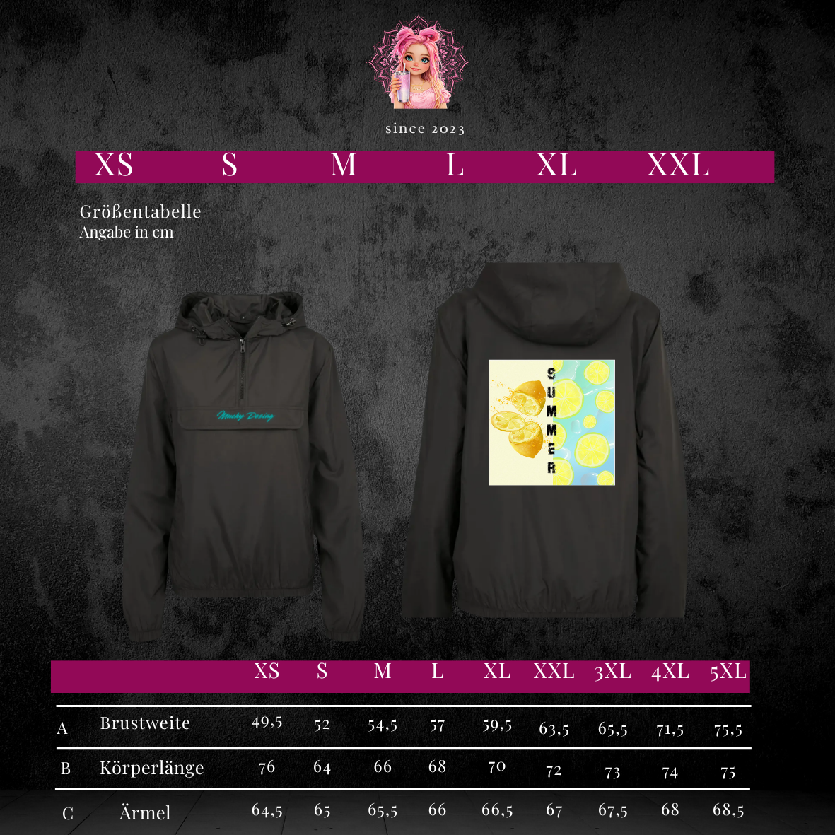 Windbreaker Hoodie Black - Summer
