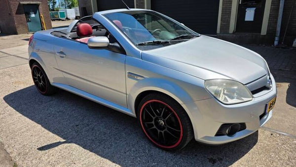 Opel Tigra Twintop 1.4i Twinport 2007 rood leder interieur sportwielen