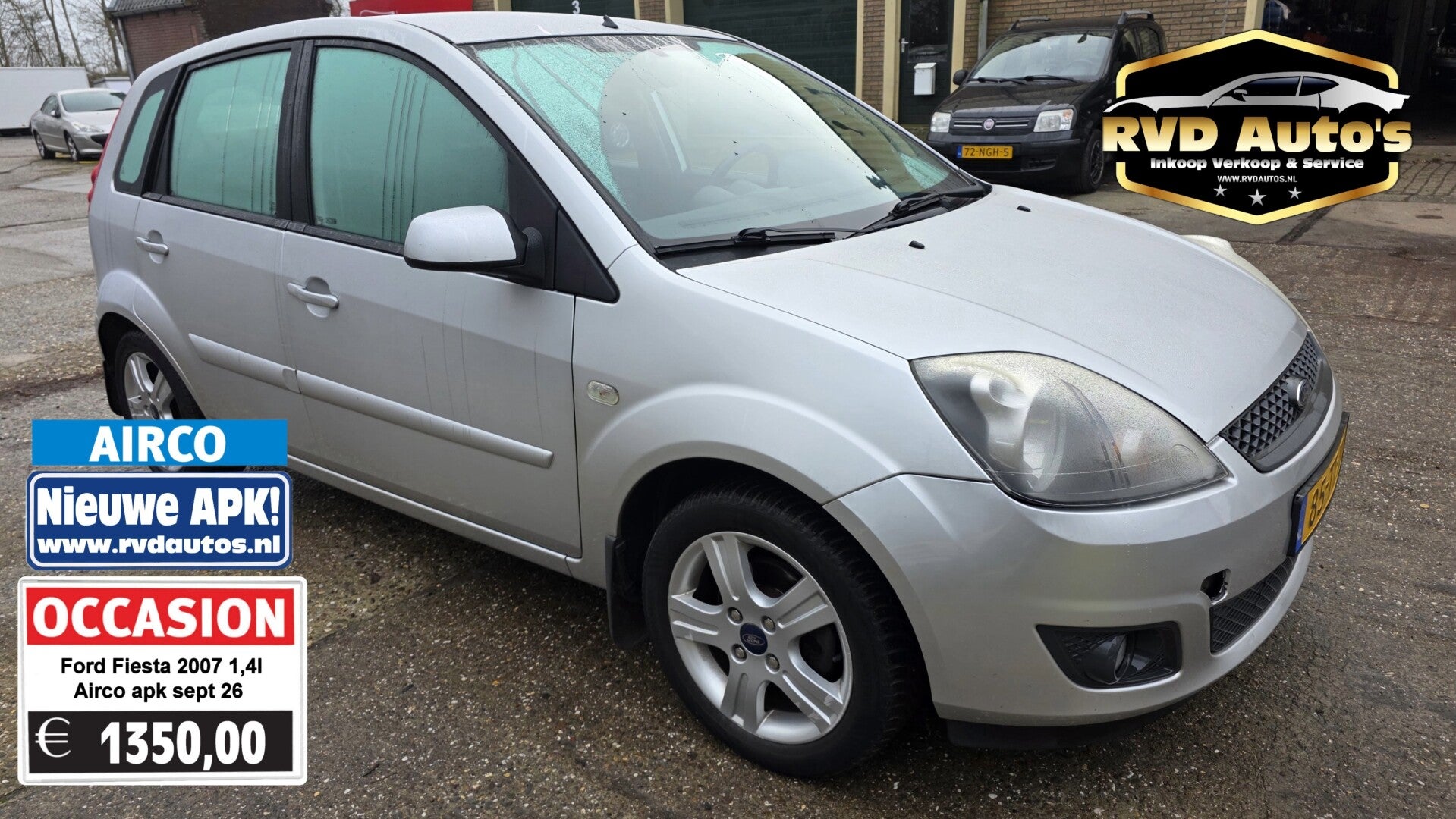 Ford Fiësta 1.4i 16V 2007 APK 09-2026 205723 km airco