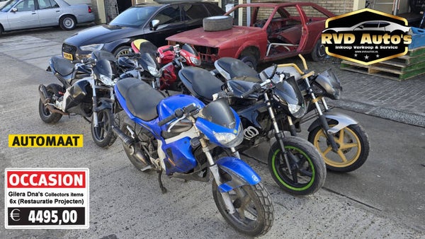 Gilera Dna's - Collectors items 6x (Restauratie Projecten)