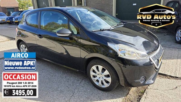 Peugeot 208 1.0 PureTech 2014 191070 km NAP Airco APK  16-07-2026