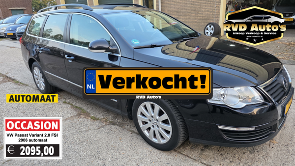 (Niet meer te koop!) VW Passat Variant 2.0 FSI 2006 automaat 272375 km nap