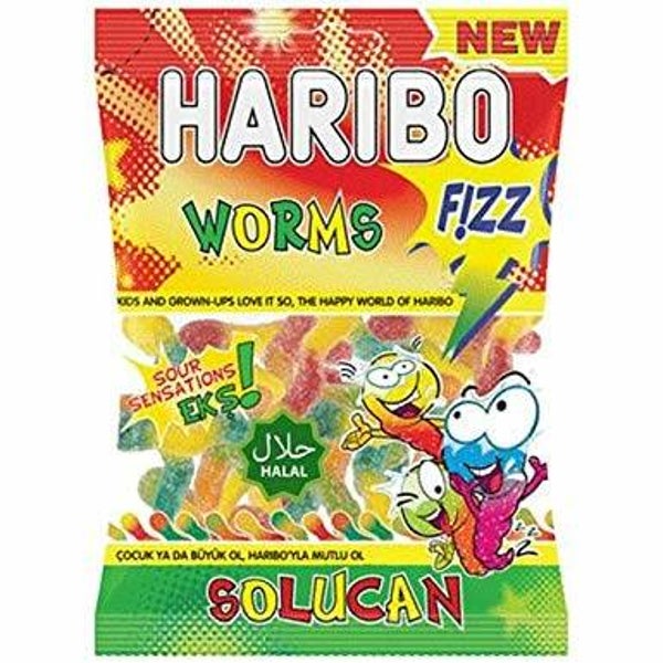 Haribo Halal snoep zure worm