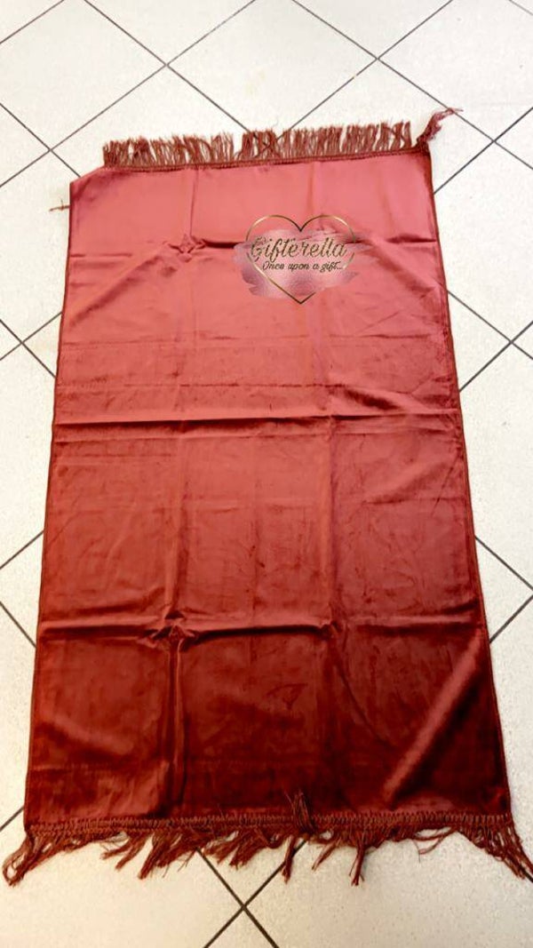 Rood/Bruin gebedskleed voor kids & volwassenen