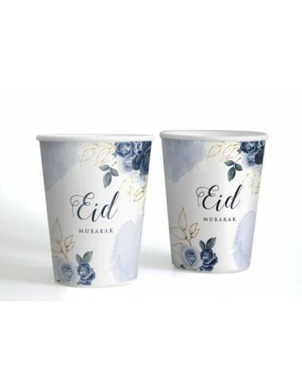 Bekers - Eid Peony blue (set van 6)