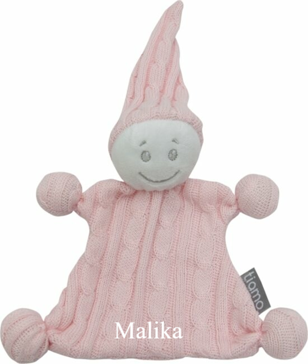 Roze Knuffelpopje gebreid