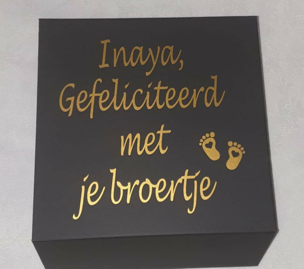 Zwarte Luxe Giftbox Medium