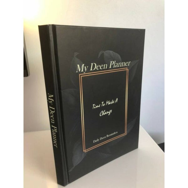 My Deen planner met zwarte cover
