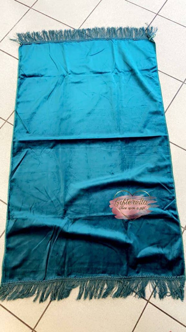 Fluweel dun gebedskleed Royal Groen