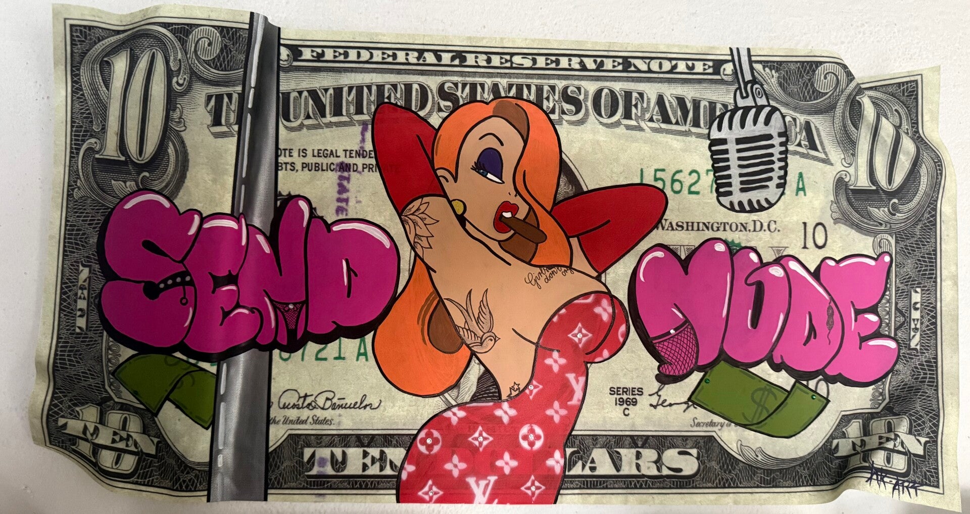 CASH TALK - 60x30 cm