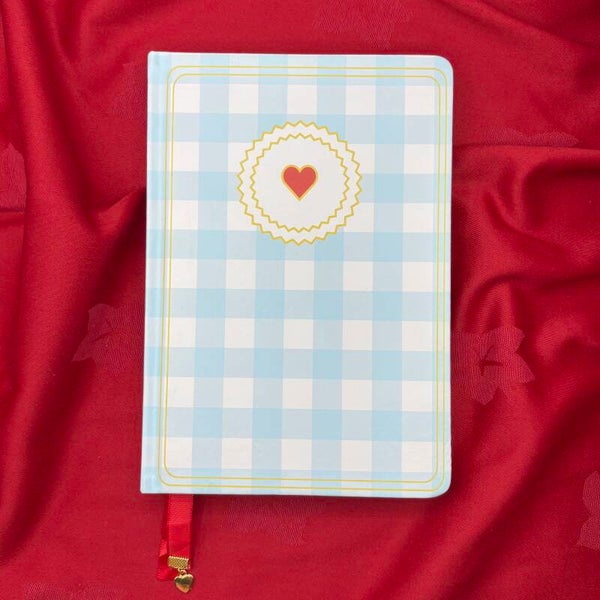 A5 Gingham Bullet Journaling Notebooks 120 GSM