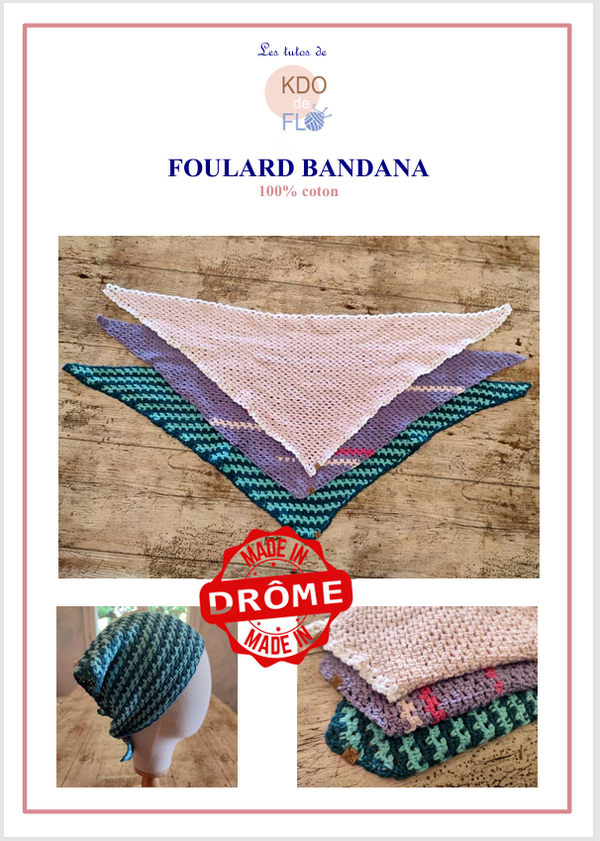 Tuto Crochet Foulard Bandana Bohème