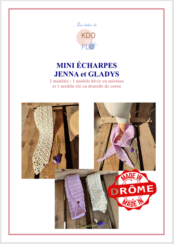 Tuto Crochet Mini-écharpes Jenna et Gladys